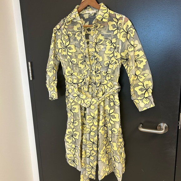 Maje NWOT S  “reality” organza dress never worn. See pics for full description - Picture 9 of 14